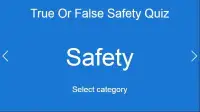 True Or False Safety Quiz Screen Shot 3