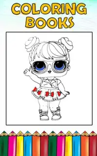 How To Color LOL Doll Surprise -Coloring Game Screen Shot 1