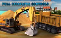 Excavator Constructor City Road Build Simulation Screen Shot 1