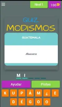 Quiz Modismos Guatemala Screen Shot 6