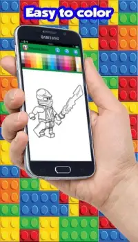 Coloring Pages for Lego Hero Screen Shot 3