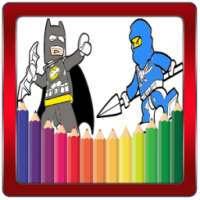 Coloring Pages for Lego Hero