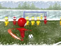 Kids Soccer League Striker: Winter Football 2018 Screen Shot 0