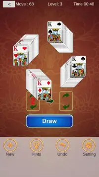 Pyramid Solitaire : 300 levels Screen Shot 0