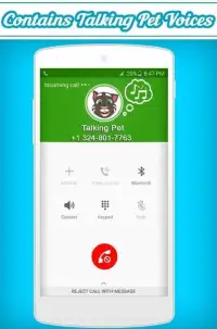 Call From Talking Pet 2018 Screen Shot 3