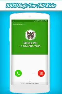 Call From Talking Pet 2018 Screen Shot 2