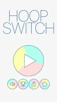 Hoop Switch - An addictive colour jump ball game Screen Shot 2