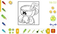 cuphead coloring book Screen Shot 0