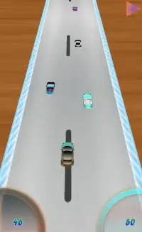 Neon Car Race Screen Shot 6