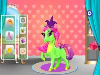 Royal Pink Pony Makeover Love Story : Pony Games Screen Shot 7