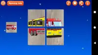 Vehicles Puzzle Kids Games Screen Shot 2