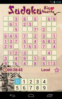 Sudoku Hearts Screen Shot 1