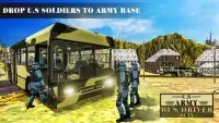US Army Transport Bus Driver Duty: Army Bus Game Screen Shot 4