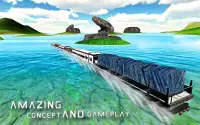 Water Train Cargo Surfer 3d Screen Shot 7