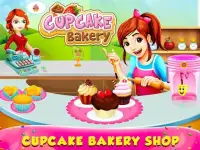 Cupcake Bakery Shop - Kids Food Maker Games Screen Shot 5