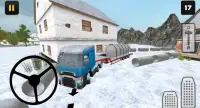 Winter Farm Truck 3D: Silo Transport Screen Shot 4
