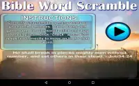 Bible Word Scramble Screen Shot 5