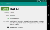 Halal E-Numbers Screen Shot 3