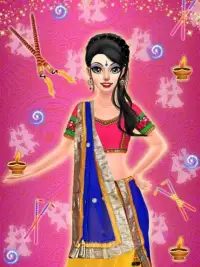 Navratri Fashion Salon - Makeover and Dressup Game Screen Shot 7