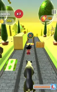 Dragon Fire Ball Rush: Run, Dash, Rush Goku Game Screen Shot 4