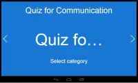 Quiz for Communication Screen Shot 4