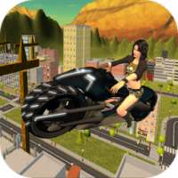 Flying Moto Bike City Ride 3D