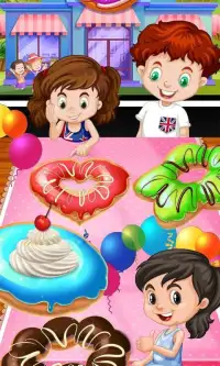 Sweet Donut Maker Party - Kids Donut Cooking Game Screen Shot 0