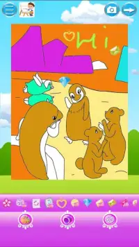动物着色页为孩子 Screen Shot 2