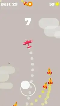 Plane Missiles Man Go Screen Shot 0
