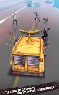 Zombie Games - Car driving 3D Screen Shot 0