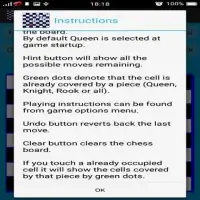 Chess Queen,Knight and Rook Problem Screen Shot 0