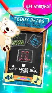 Teddy Bears Coloring Book Screen Shot 6