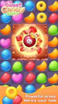 Sweet Candy Story - Free Match-3 Game Screen Shot 1