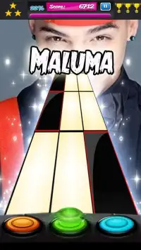 Maluma Beat Music Piano Game Screen Shot 1