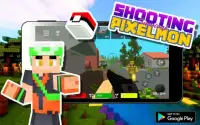 Стрельба Pixelmon выживание Screen Shot 1