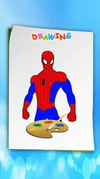How To Draw Spider-Man (Spider Drawing) Screen Shot 1