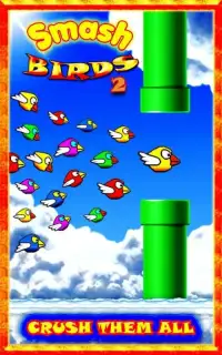 Smash Birds 2: Free Cool Game Screen Shot 2
