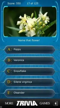 Name that Flower Trivia Screen Shot 1