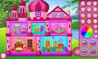Doll house decoration game Screen Shot 2