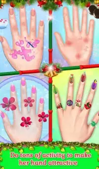 Christmas Nail Fashion Salon Makeover Screen Shot 4