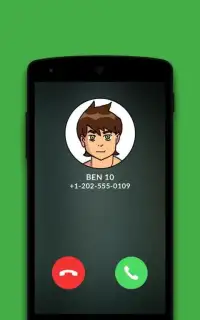 Fake Call From Ben Alien 10 Screen Shot 1