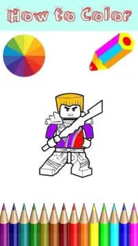 How to Coloring Ninjago Game Screen Shot 3