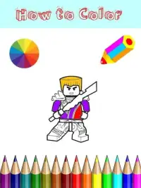 How to Coloring Ninjago Game Screen Shot 1