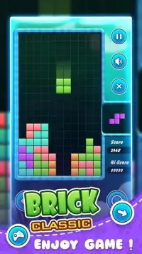 Brick Puzzle Classic - Block Classic of Tetris Screen Shot 1