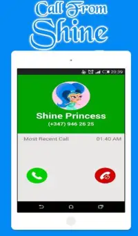 Call From Shine Princess - Girls Games Screen Shot 0