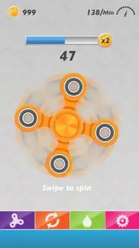 Fidget Spinner - Free Fidget Spinner Game for Kids Screen Shot 1