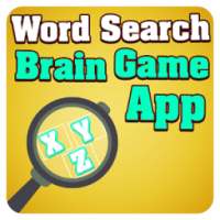 Word search brain game app