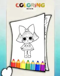 How To Color LOL Surprise Doll -lol dolls ball pop Screen Shot 3