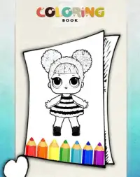 How To Color LOL Surprise Doll -lol dolls ball pop Screen Shot 0