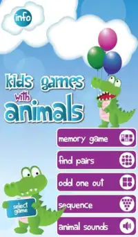 Kids Games with Animals Screen Shot 3